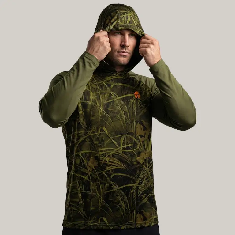 Ropa outdoor personalizada con jersey ninja para actividades de pesca y aventura